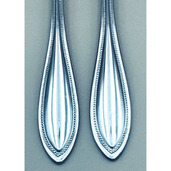 4 pc. Wallace AMERICAN TRADITION Stainless Salad Dessert Forks 7 3/8'" Indonesia - Picture 2 of 9